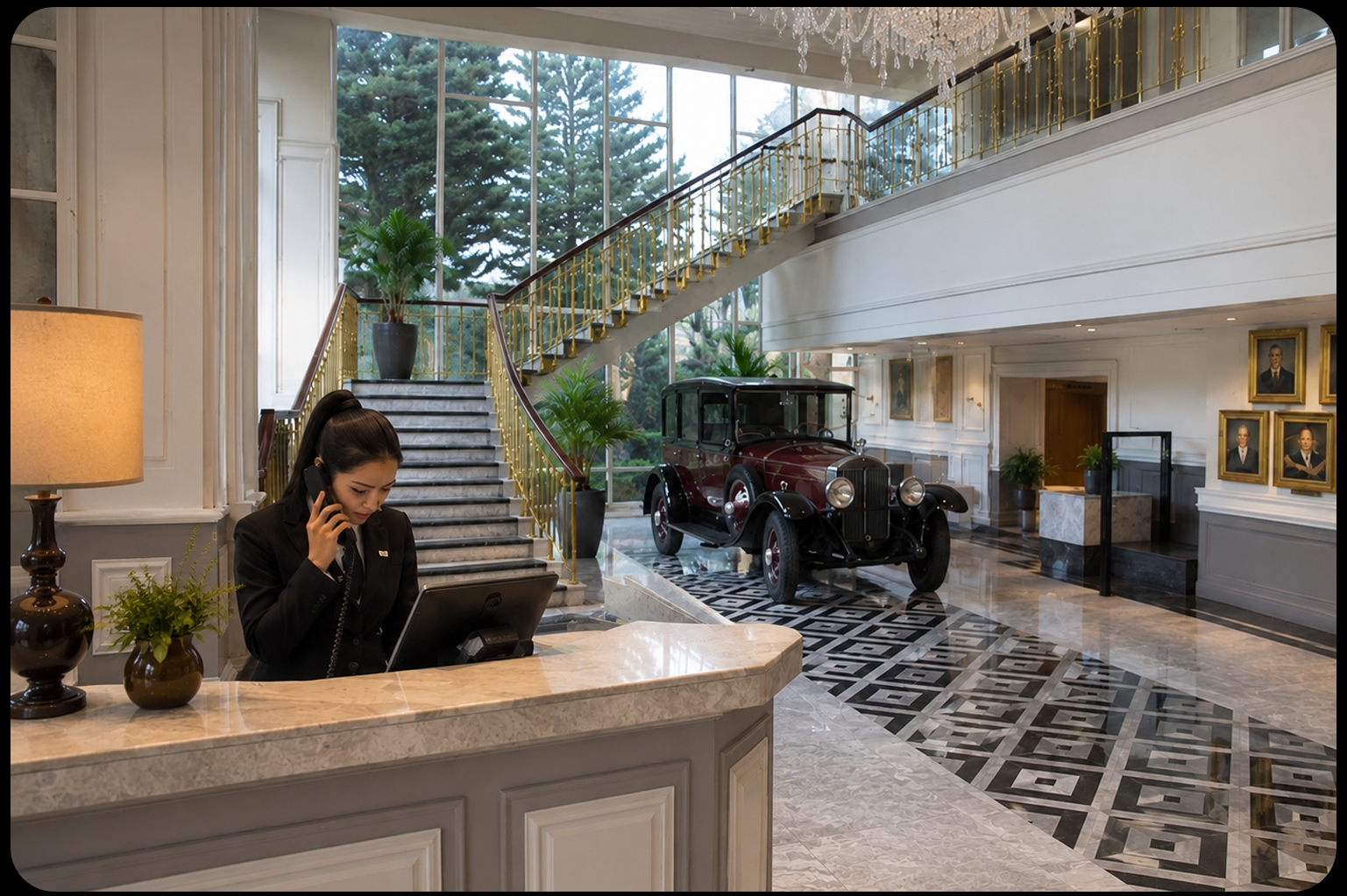 Booked. Checked in. Checked out.