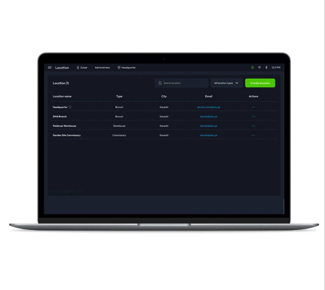 Multi-Location Reporting