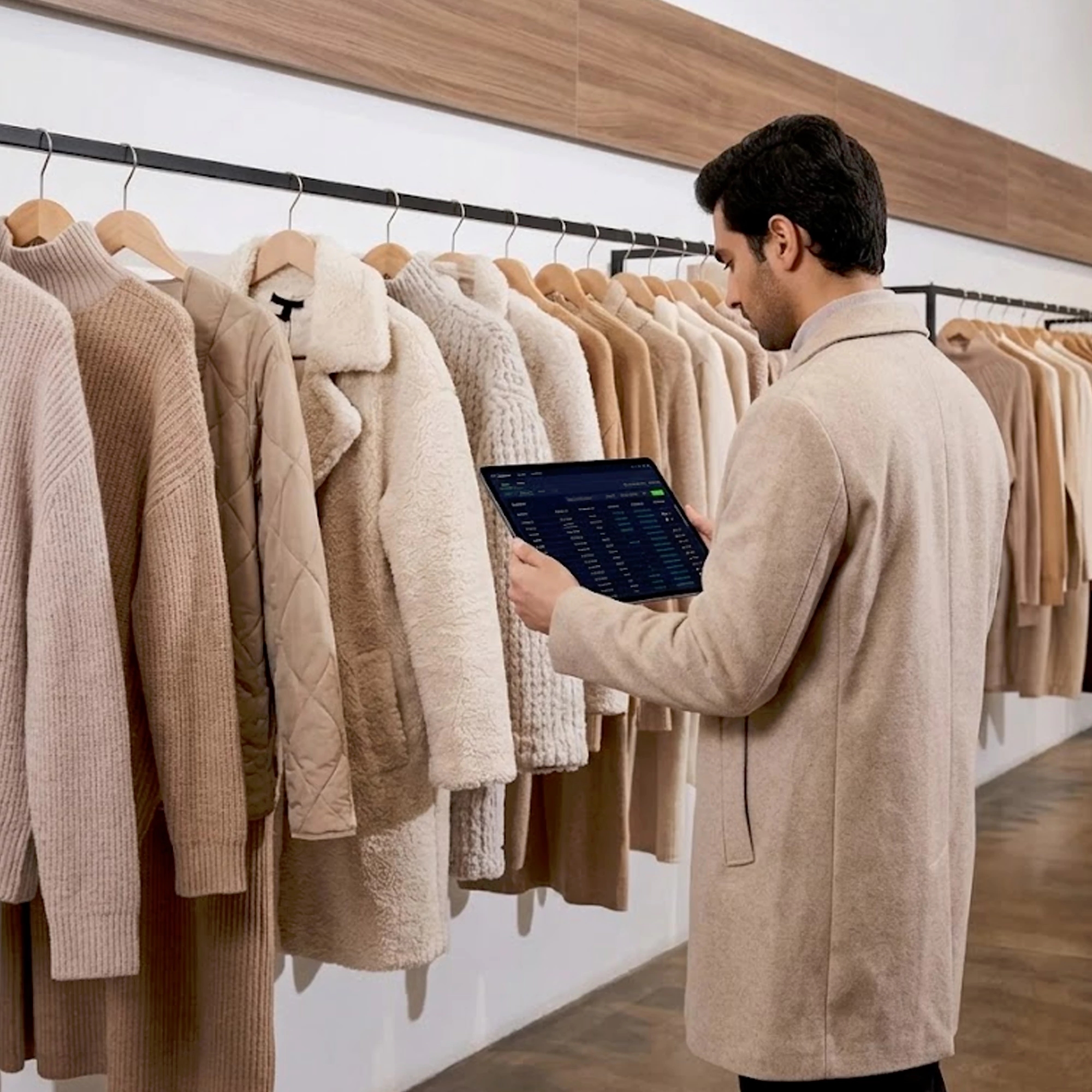 Oscar runs your clothing shop — online and in-store