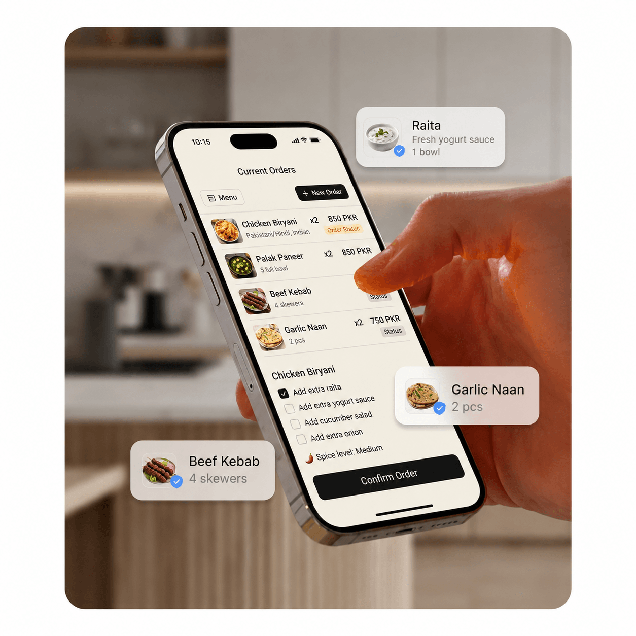 Your Oscar POS menu is your online menu.