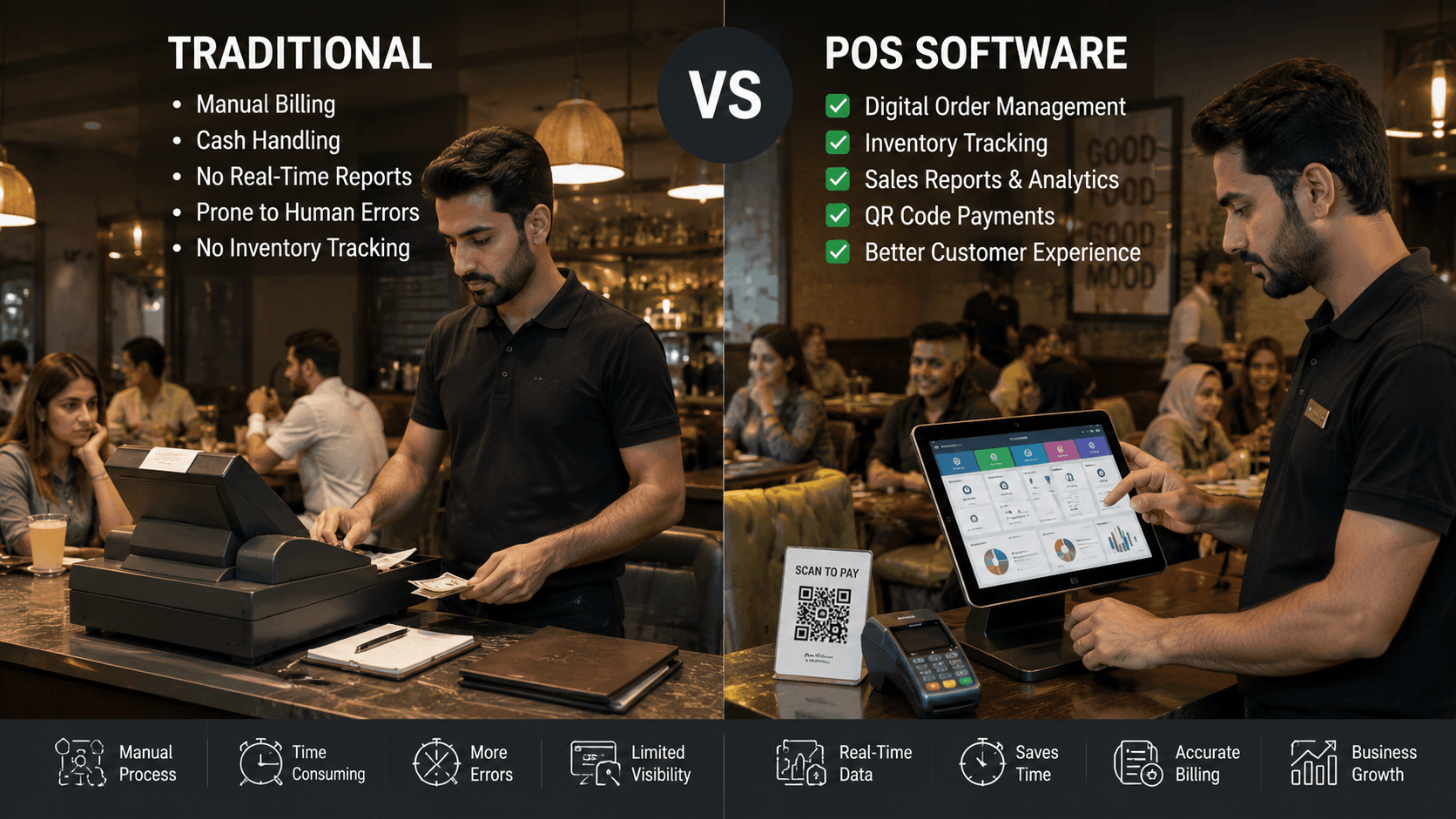 Restaurant POS vs Cash Register: What's Better for Pakistani Restaurants?